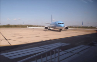 Cienfuegos airport plane on tarmac