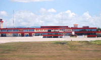 Terminal, view from landing strip